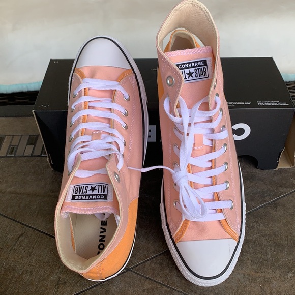 CONVERSE CTAS TWISTED UPPER HI STORM PINK/FUEL ORM - Picture 7 of 12